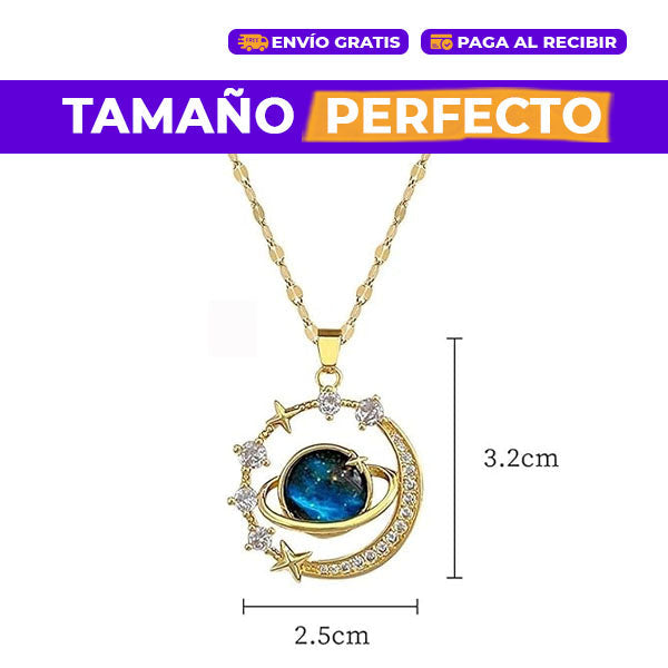 COLLAR SATURNO | AMOR GENUINO ✨ÚLTIMO DÍA 49% OFF🔥