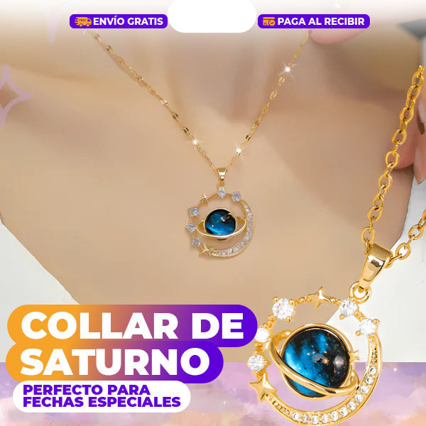 COLLAR SATURNO | AMOR GENUINO ✨ÚLTIMO DÍA 49% OFF🔥