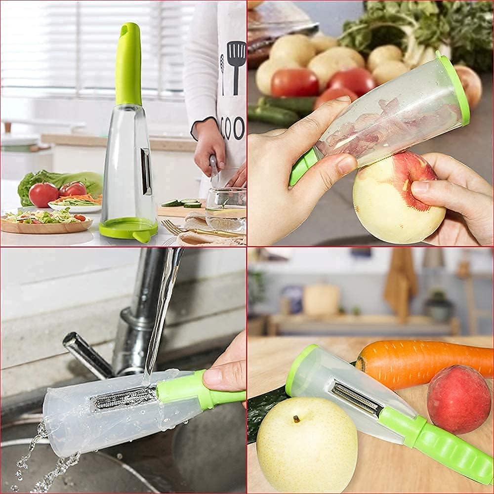 Cortador de Vegetales con Almacenamiento