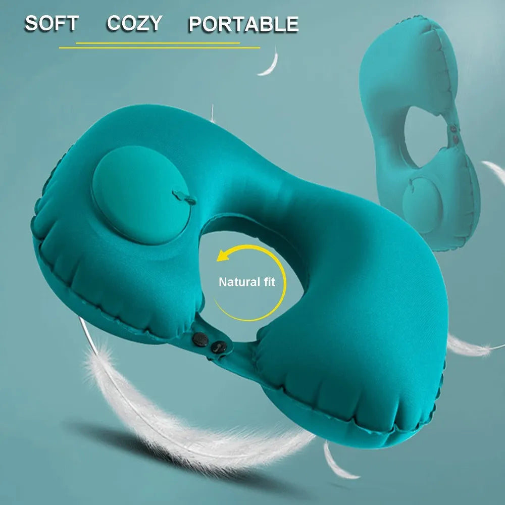 Almohada Cervical Hinchable de Viaje