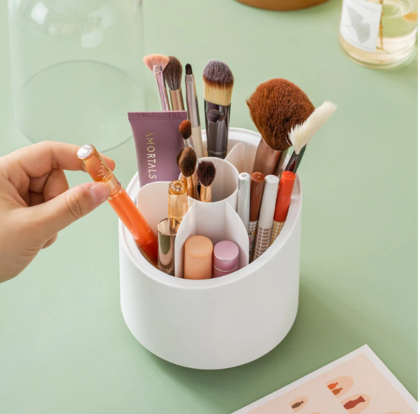 Organizador de Maquillaje Giratorio Multifuncional