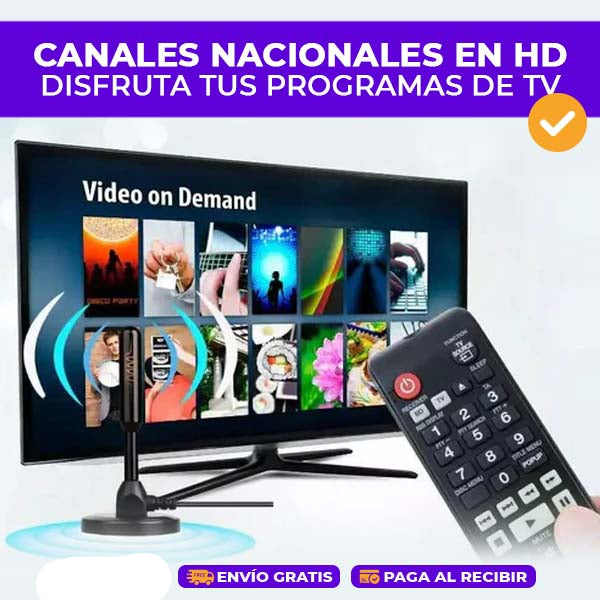 ANTENA TDT | TV DIGITAL ULTRA HD | CANALES GRATIS