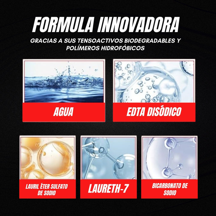 Limpiavidrios Antiempañante Hidrofóbico para Autos