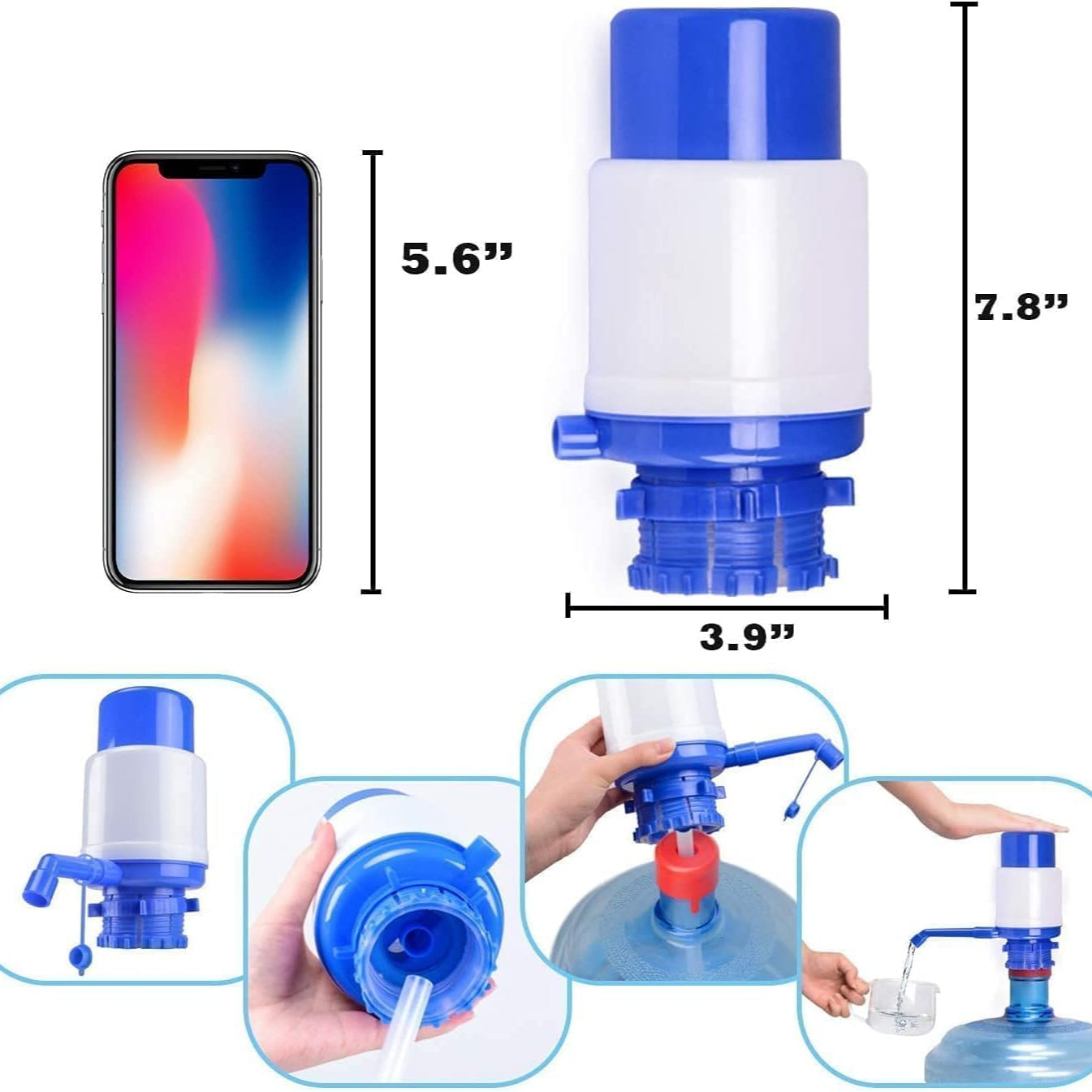 Dispensador de Agua Manual Portátil