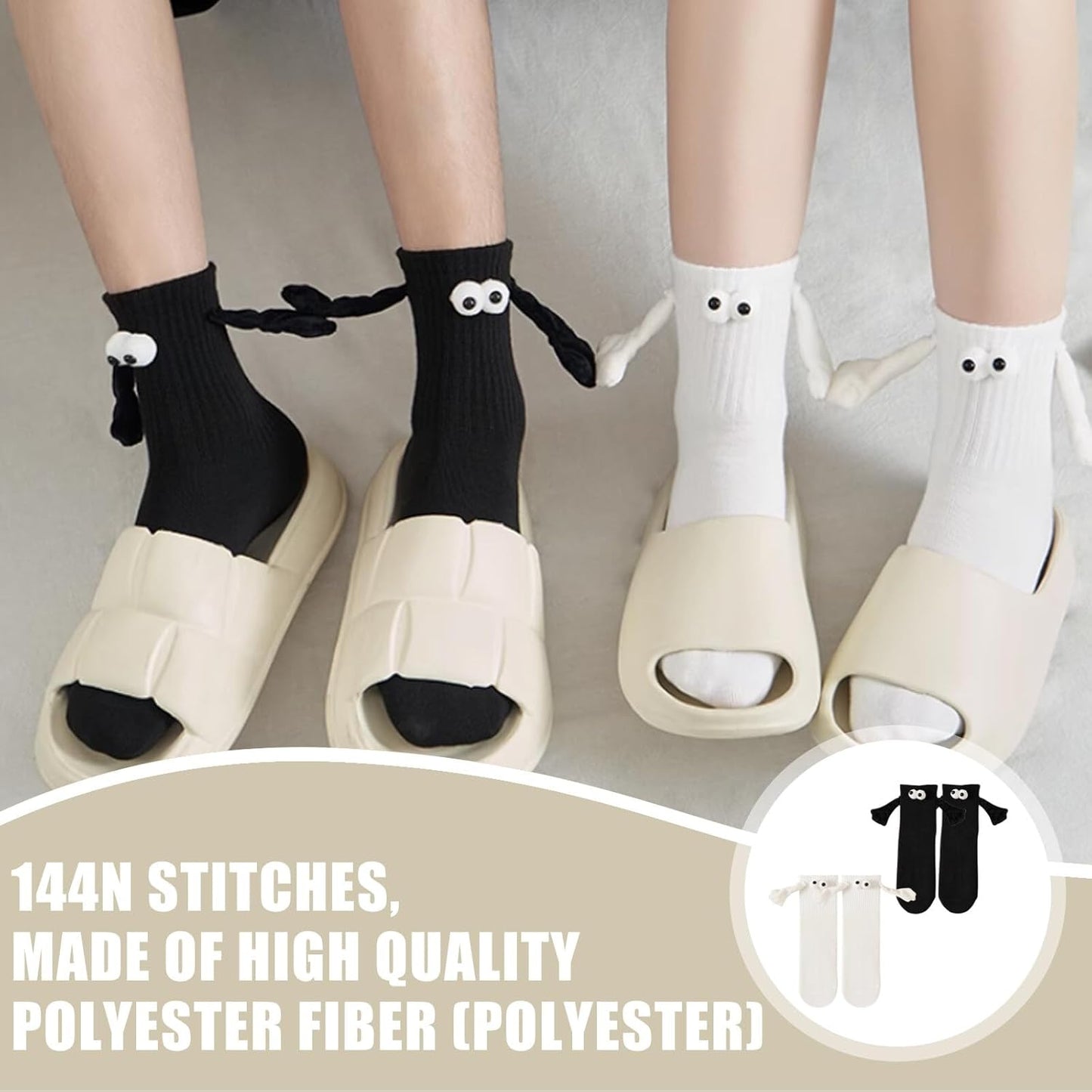 Set de 6 Pares de Calcetines con Imán