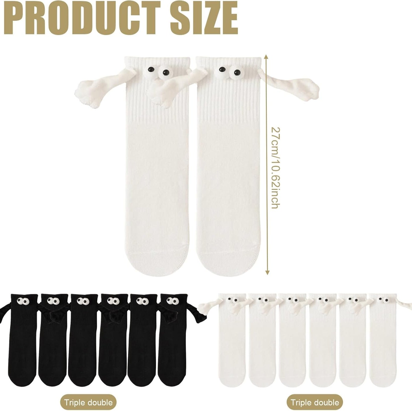 Set de 6 Pares de Calcetines con Imán