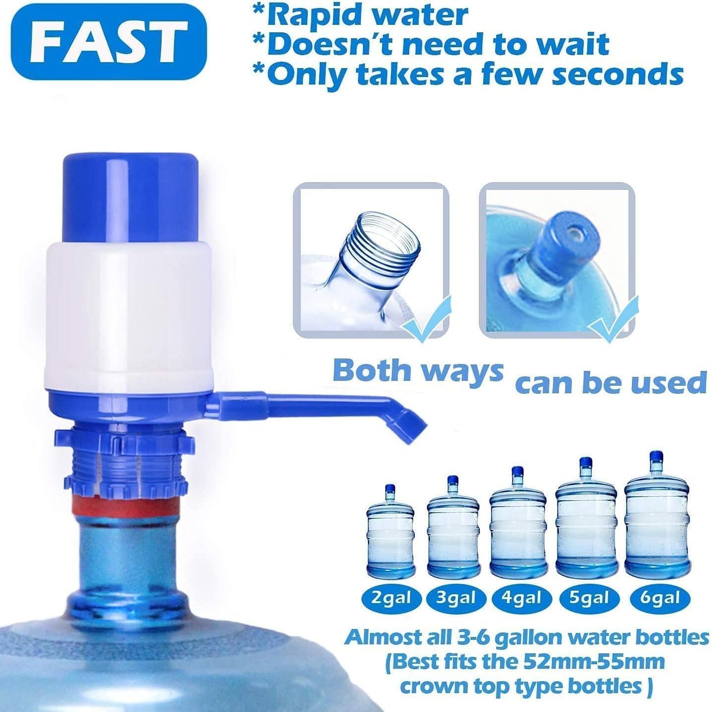 Dispensador de Agua Manual Portátil