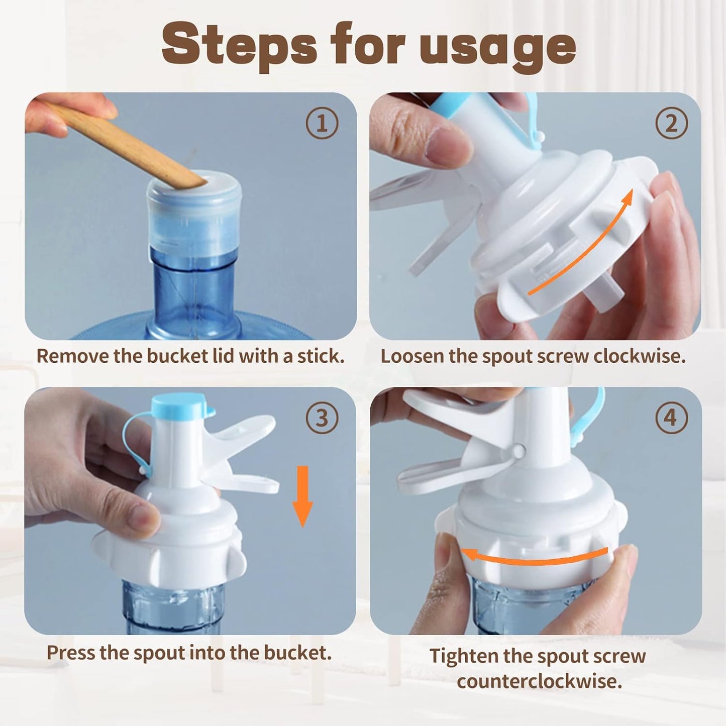 Dispensador de Agua para Garrafón con Soporte