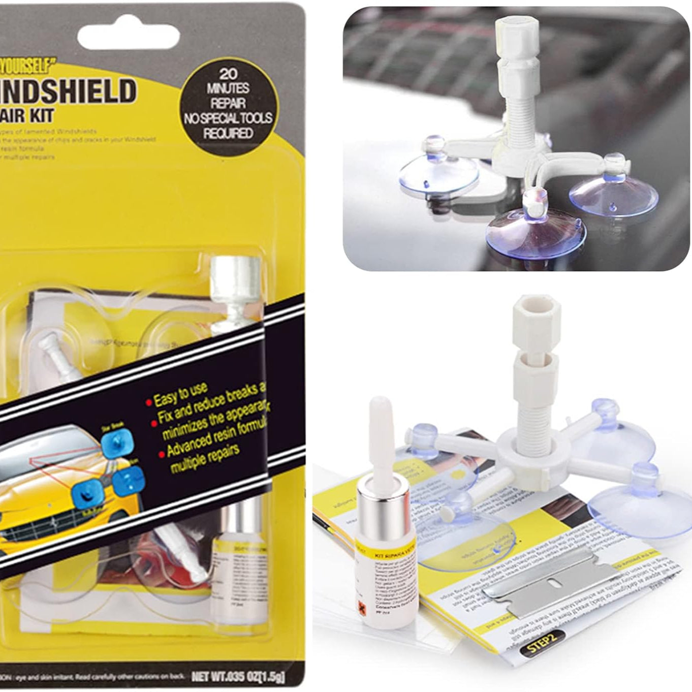 Kit de Reparación para Vidrios
