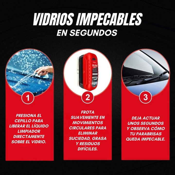Limpiavidrios Antiempañante Hidrofóbico para Autos