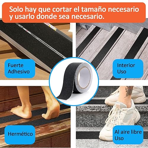 Rollo de Cinta Antideslizante | Seguridad Y Estabilidad En Cualquier Superficie