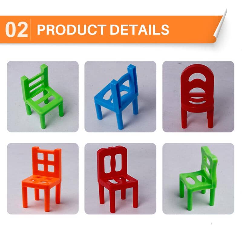 Apilar Sillas Juego de Mesa
