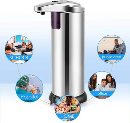 DISPENSADOR DE JABON AUTOMÁTICO CON SENSOR